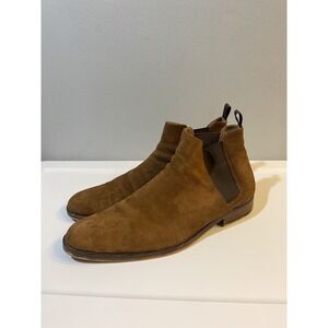 ALDO Men's Chelsea Boots Genuine Suede Leather Gweracien US 12 -2 tone